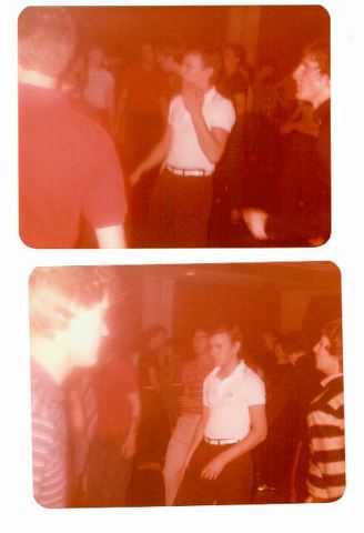 Richard at Wigan Casino age 18 (white shirt)
